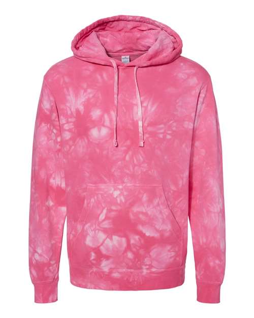 Unisex Midweight Tie-Dyed Hooded Sweatshirt