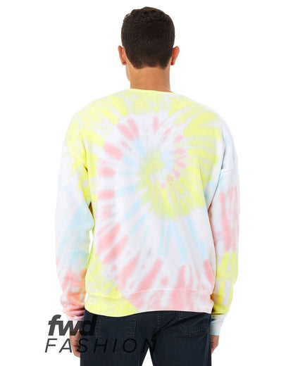 BELLA + CANVAS FWD Fashion Tie-Dyed Crewneck Sweatshirt - 3945RD