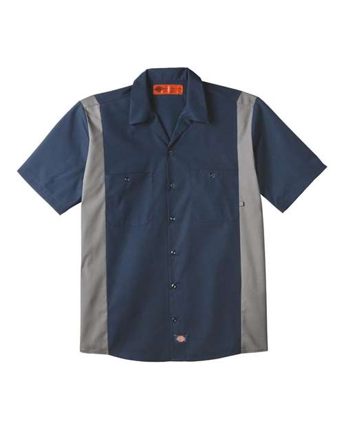 Men's Industrial Colorblocked Short Sleeve Shirt