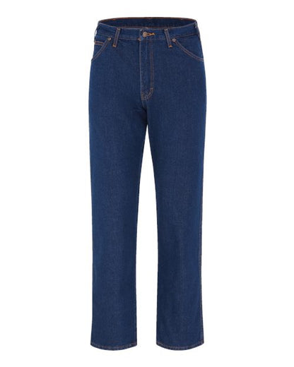 Men's Extended Sizes Straight 5-Pocket Jeans