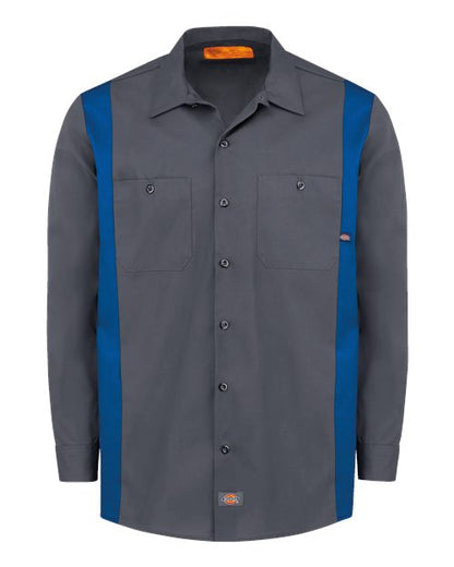 Men's Industrial Colorblocked Long Sleeve Shirt