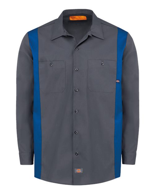 Men's Tall Industrial Colorblocked Long Sleeve Shirt