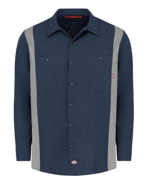 Men's Tall Industrial Colorblocked Long Sleeve Shirt