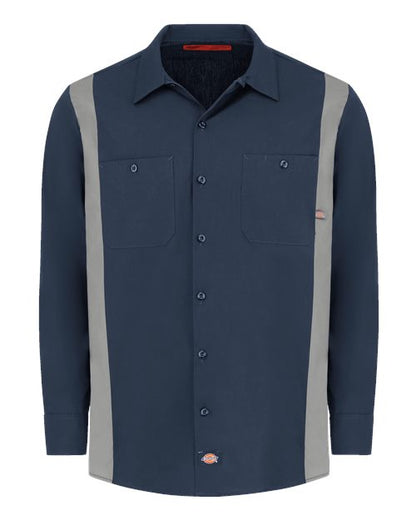 Men's Tall Industrial Colorblocked Long Sleeve Shirt