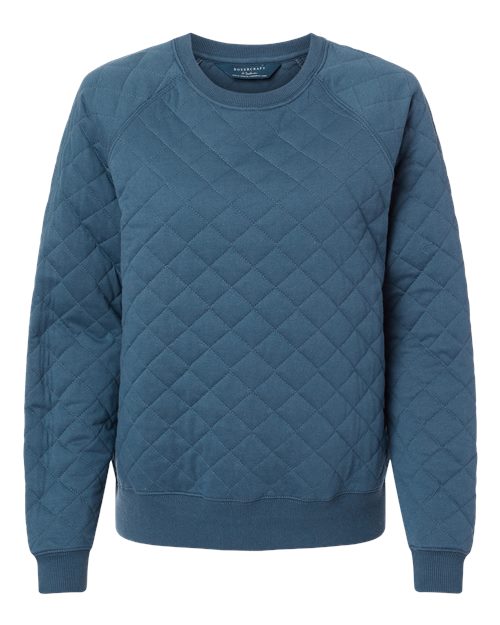 Women's Quilted Crewneck Pullover