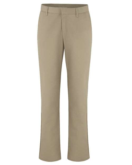 Women's Extended Sizes Industrial Flat Front Pants