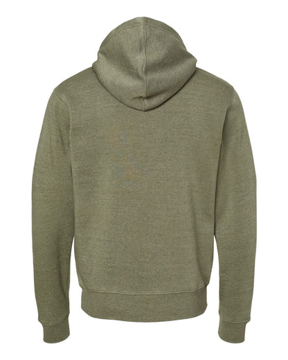 J. America Triblend Fleece Hooded Sweatshirt - 8871
