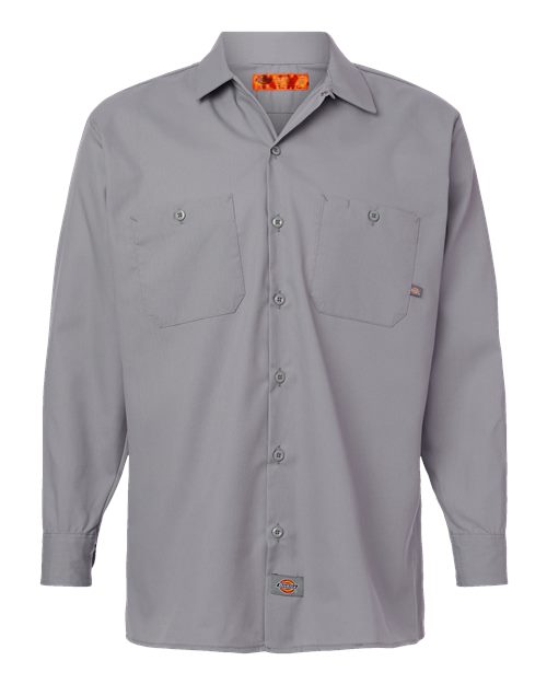 Men's Tall Industrial Long Sleeve Work Shirt