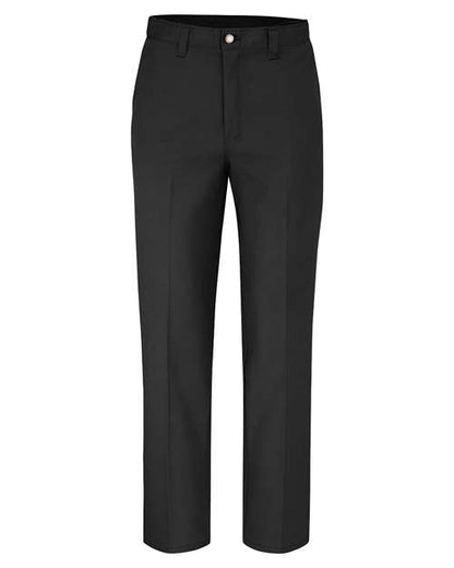 Men's Extended Sizes Premium Industrial Flat Front Comfort Waist Pants