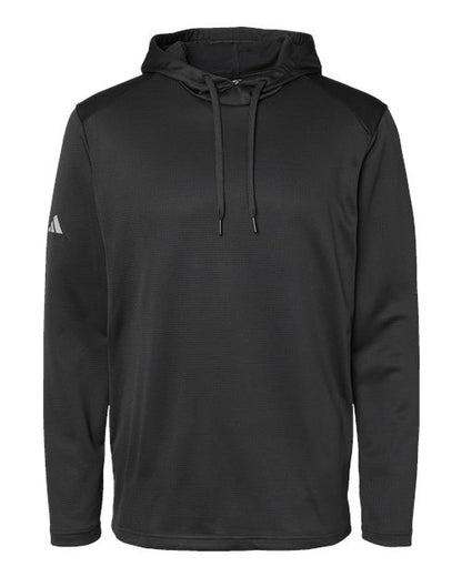 Men's Textured Mixed Media Midweight Hooded Sweatshirt