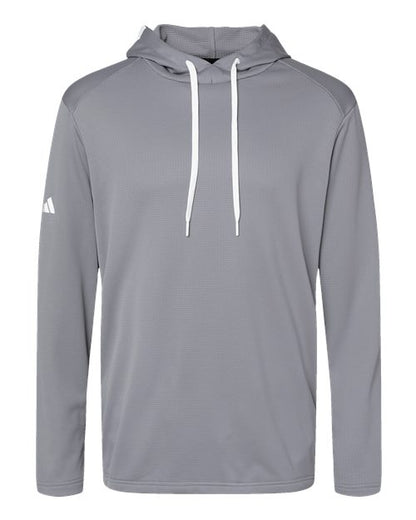 Men's Textured Mixed Media Midweight Hooded Sweatshirt