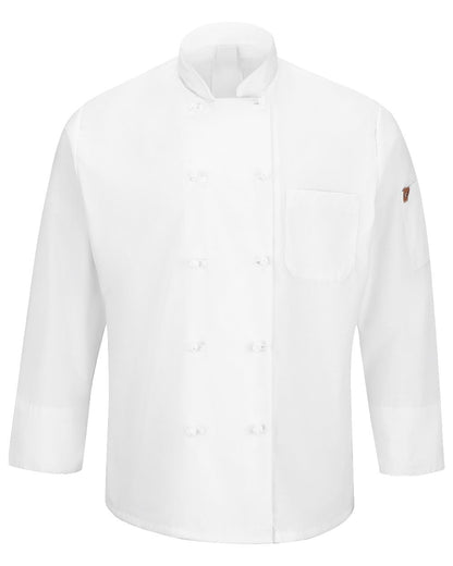 Chef Designs Mimix™ Ten Knot Button Chef Coat with OilBlok - 044X