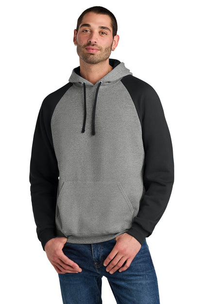 Jerzees® Unisex NuBlend® Colorblock Raglan Hoodie Sweatshirt