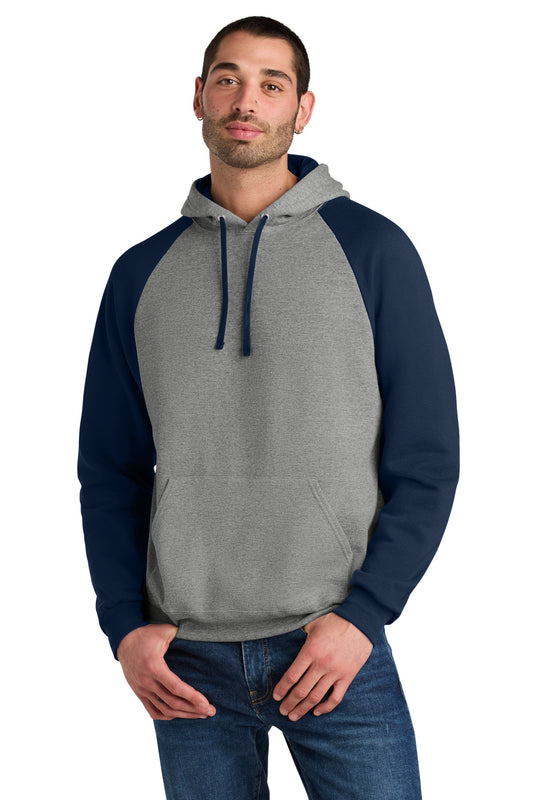 Jerzees® Unisex NuBlend® Colorblock Raglan Hoodie Sweatshirt