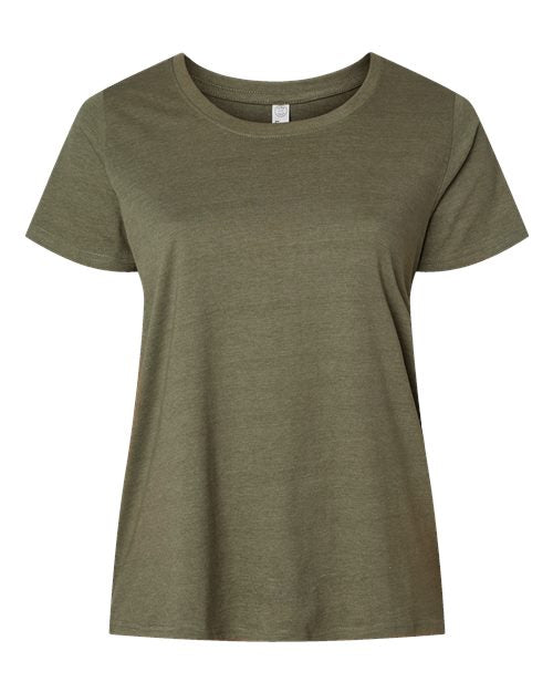 Women's Curvy Collection Fine Jersey Tee