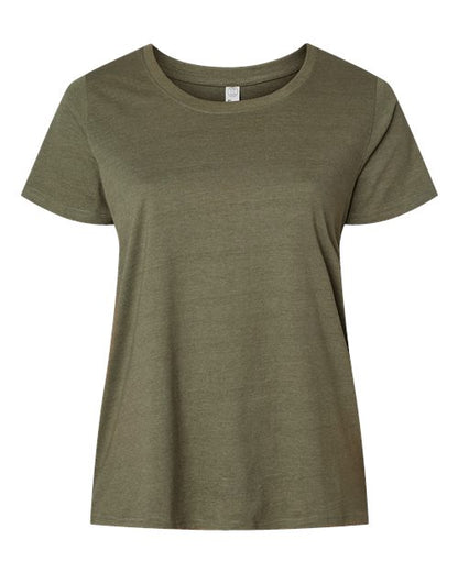 Women's Curvy Collection Fine Jersey Tee
