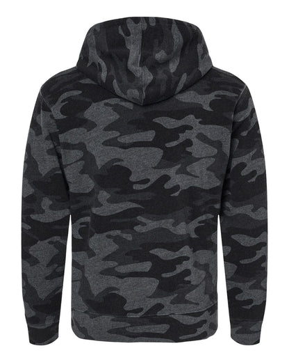 J. America Triblend Fleece Hooded Sweatshirt - 8871