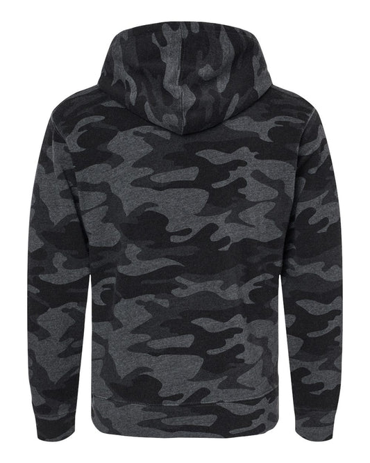J. America Triblend Fleece Hooded Sweatshirt - 8871