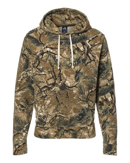 Men's Triblend Fleece Hooded Sweatshirt