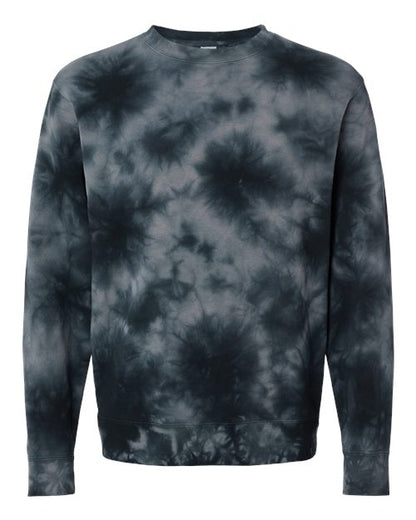 Unisex Midweight Tie-Dyed Crewneck Sweatshirt
