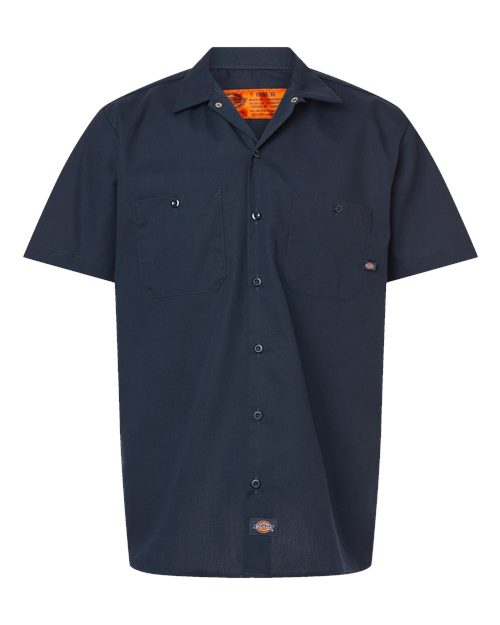 Men's Industrial Short Sleeve Work Shirt