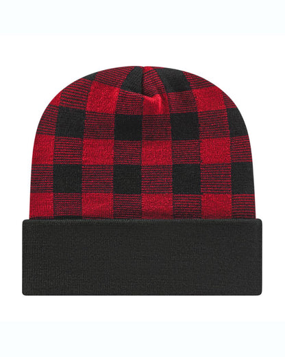 CAP AMERICA USA-Made Plaid Beanie - RKP12