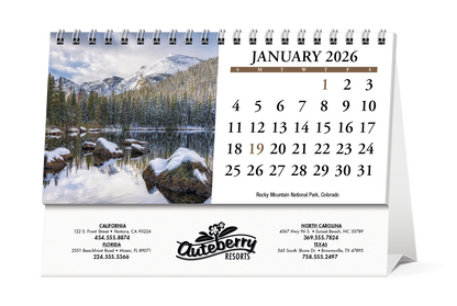 HotLine Products Scenic America Desk Tent Calendar-982