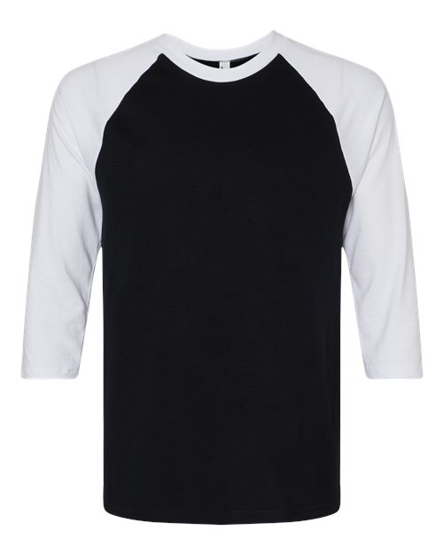 Unisex CVC Three-Quarter Sleeve Tee
