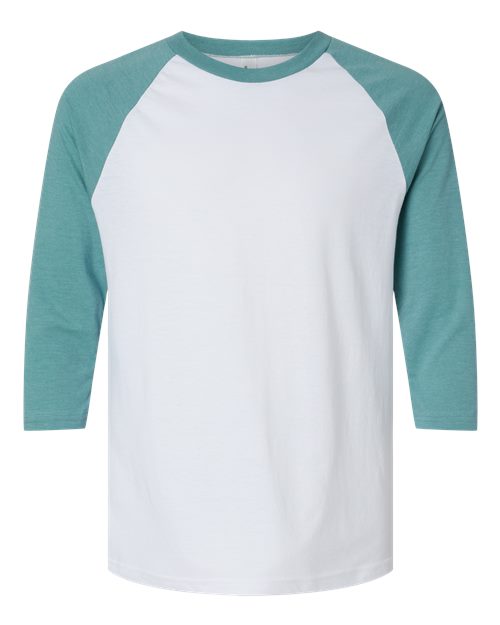 Unisex CVC Three-Quarter Sleeve Tee