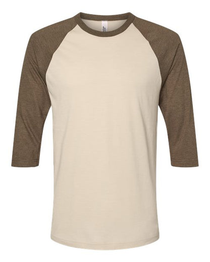 Unisex CVC Three-Quarter Sleeve Tee