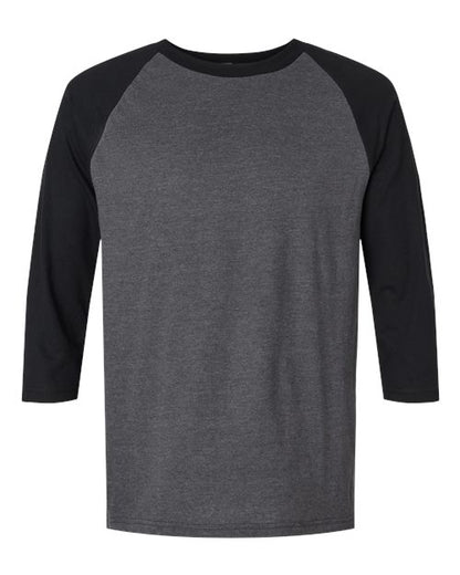 Unisex CVC Three-Quarter Sleeve Tee