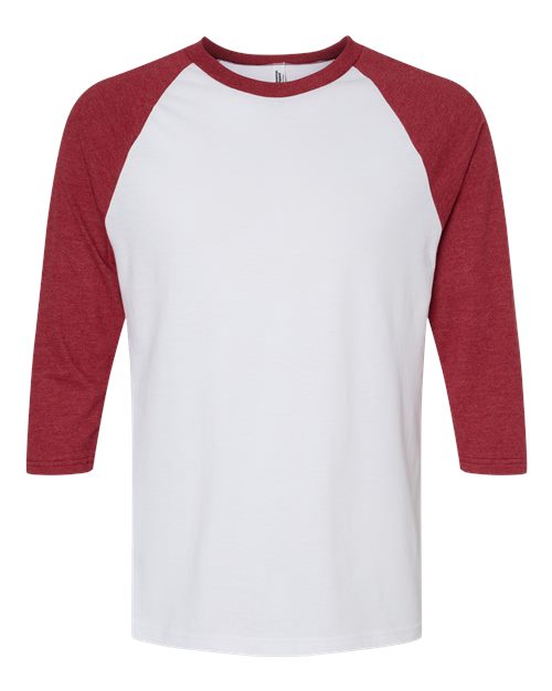 Unisex CVC Three-Quarter Sleeve Tee