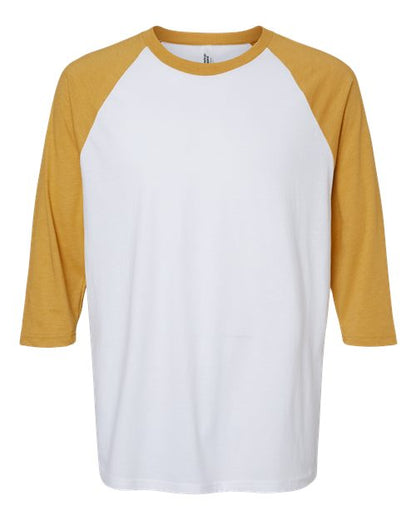 Unisex CVC Three-Quarter Sleeve Tee
