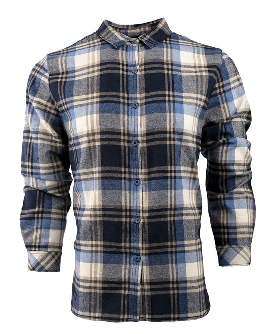 Burnside Women's No Pocket Yarn-Dyed Long Sleeve Flannel Shirt - 5212