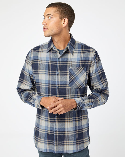 Burnside Open Pocket Flannel Shirt - 8212