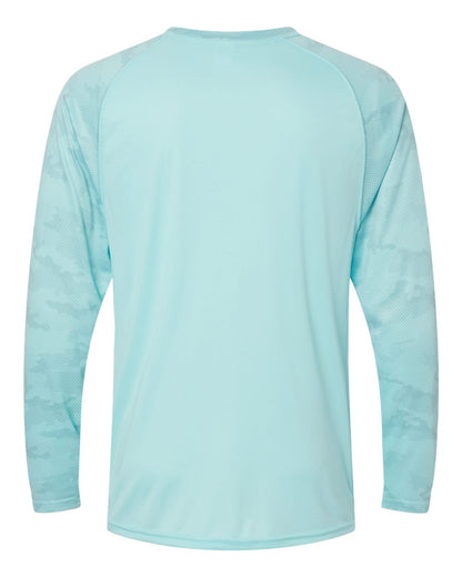Paragon Cayman Performance Camo Colorblocked Long Sleeve T-Shirt - 216