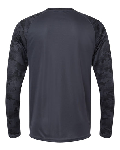 Paragon Cayman Performance Camo Colorblocked Long Sleeve T-Shirt - 216