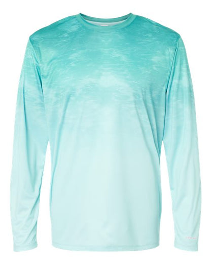 Unisex Montauk Oceanic Fade Performance Long Sleeve T-Shirt