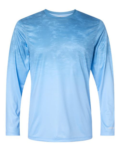 Unisex Montauk Oceanic Fade Performance Long Sleeve T-Shirt
