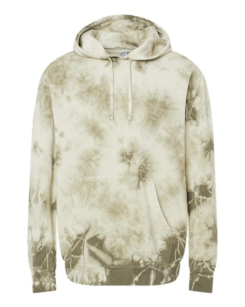 Unisex Midweight Tie-Dyed Hooded Sweatshirt