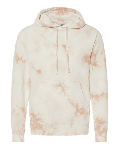 Unisex Midweight Tie-Dyed Hooded Sweatshirt