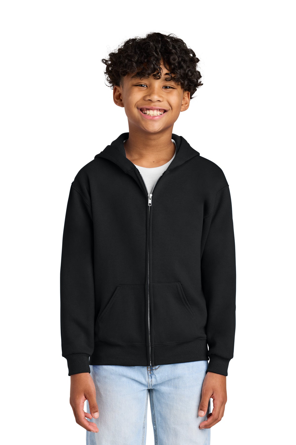 Jerzees® - Youth NuBlend® Full-Zip Hooded Sweatshirt