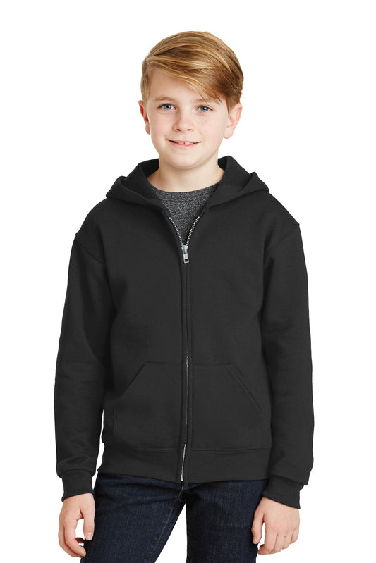Jerzees? - Youth NuBlend? Full-Zip Hooded Sweatshirt.