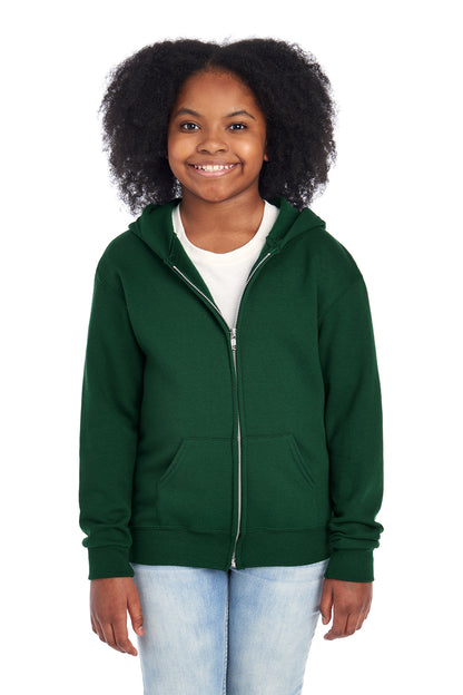 Jerzees? - Youth NuBlend? Full-Zip Hooded Sweatshirt.
