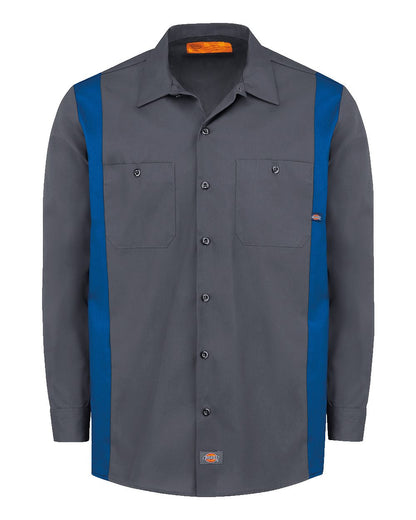 Dickies Industrial Colorblocked Long Sleeve Shirt - Tall Sizes - 5524T