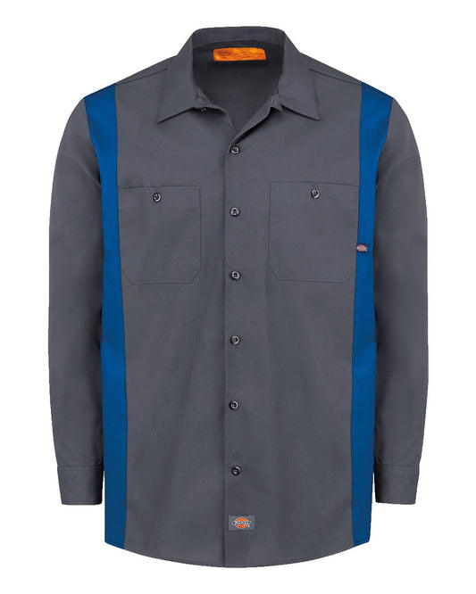 Dickies Industrial Colorblocked Long Sleeve Shirt - Tall Sizes - 5524T