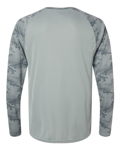 Paragon Cayman Performance Camo Colorblocked Long Sleeve T-Shirt - 216
