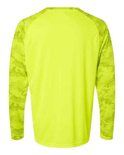 Paragon Cayman Performance Camo Colorblocked Long Sleeve T-Shirt - 216