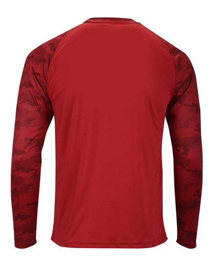 Paragon Cayman Performance Camo Colorblocked Long Sleeve T-Shirt - 216