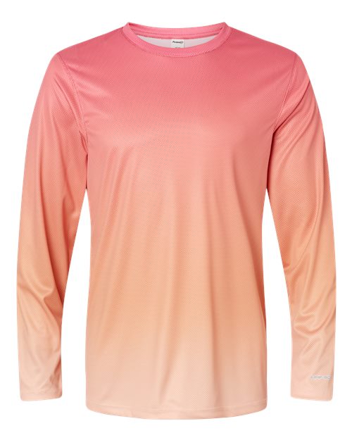 Unisex Barbados Performance Pin Dot Long Sleeve T-Shirt